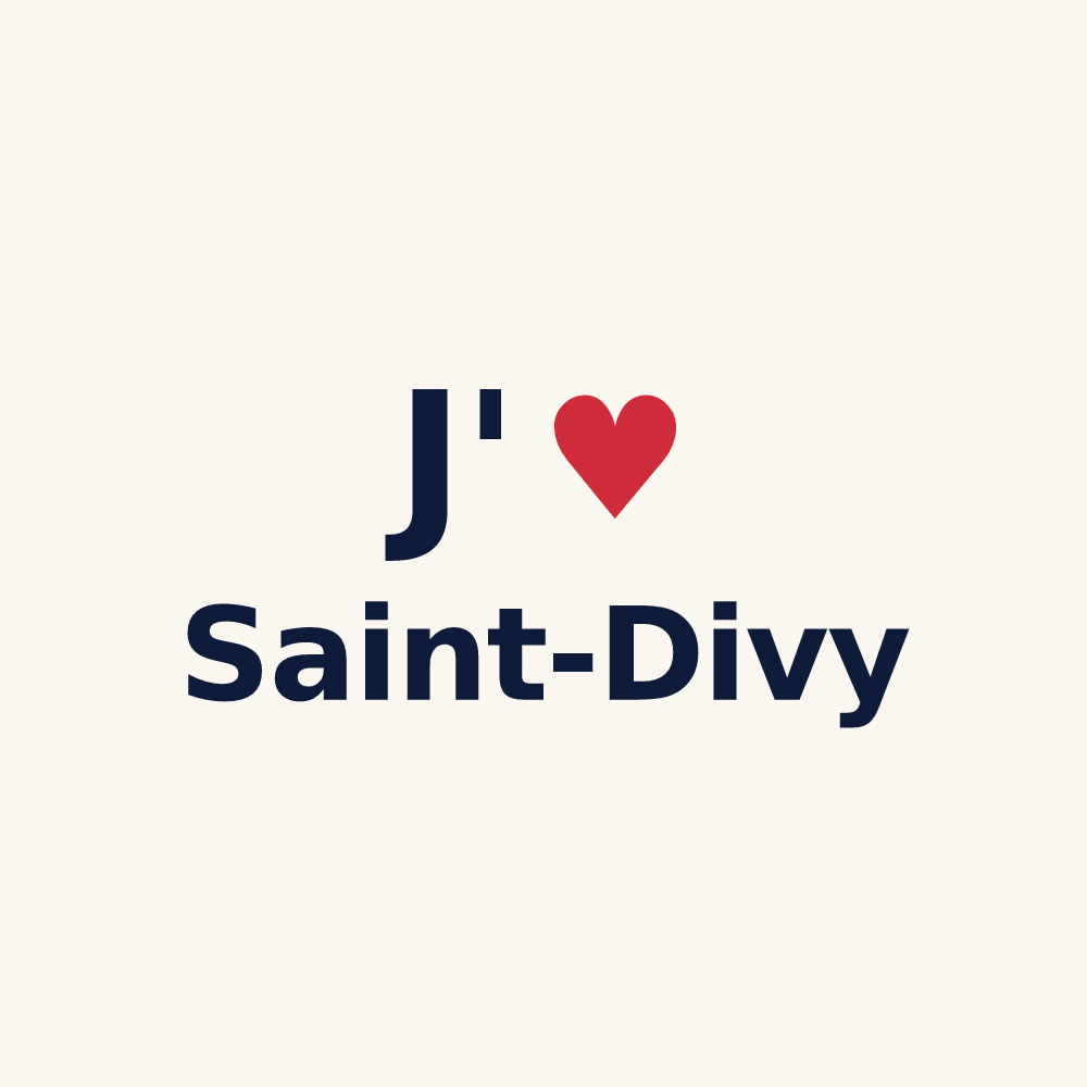 Tasse personnalisée Saint-Divy — design J'aime Saint-Divy