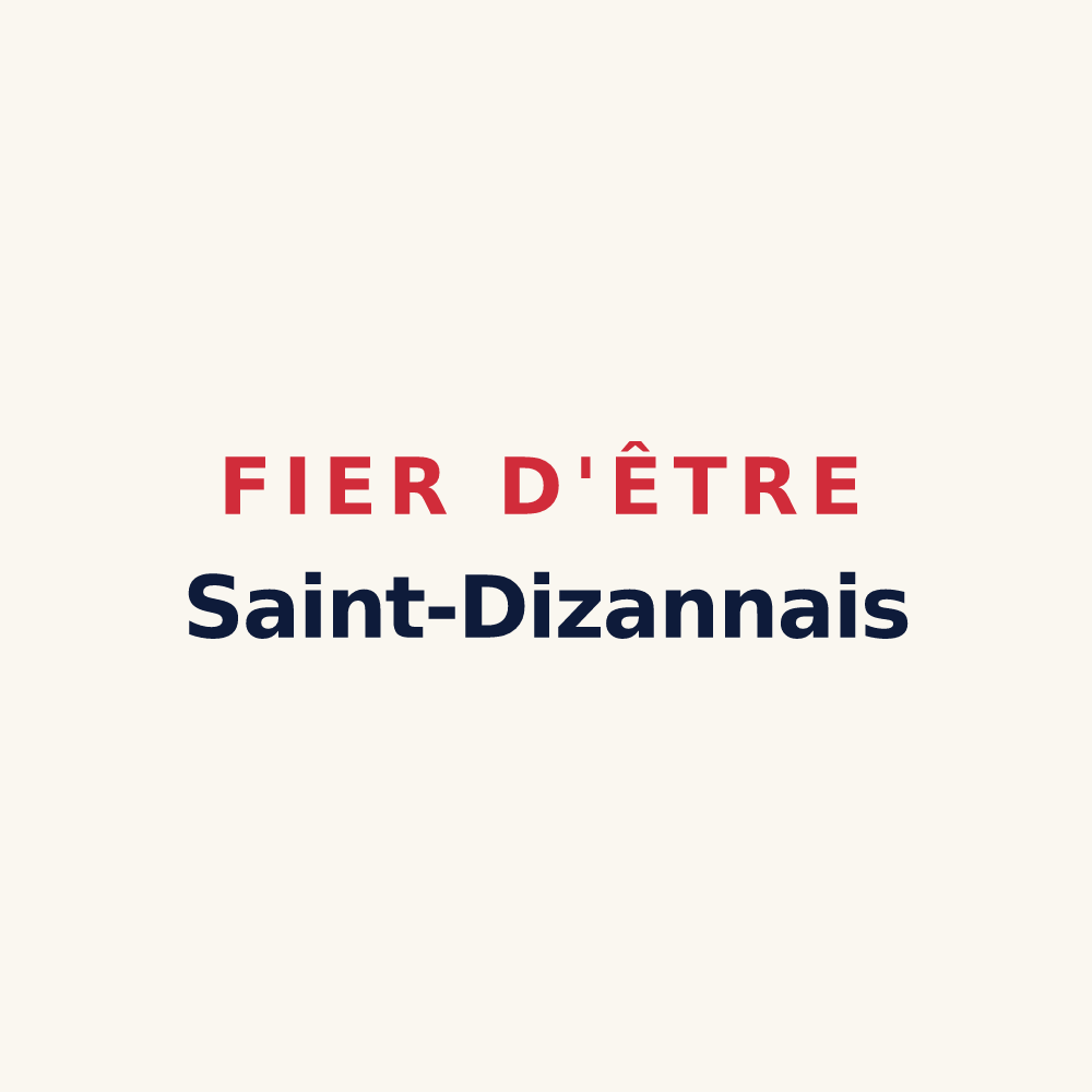 Tasse « Fier d'être Saint-Dizannais » — design pour Saint-Dizant-du-Bois
