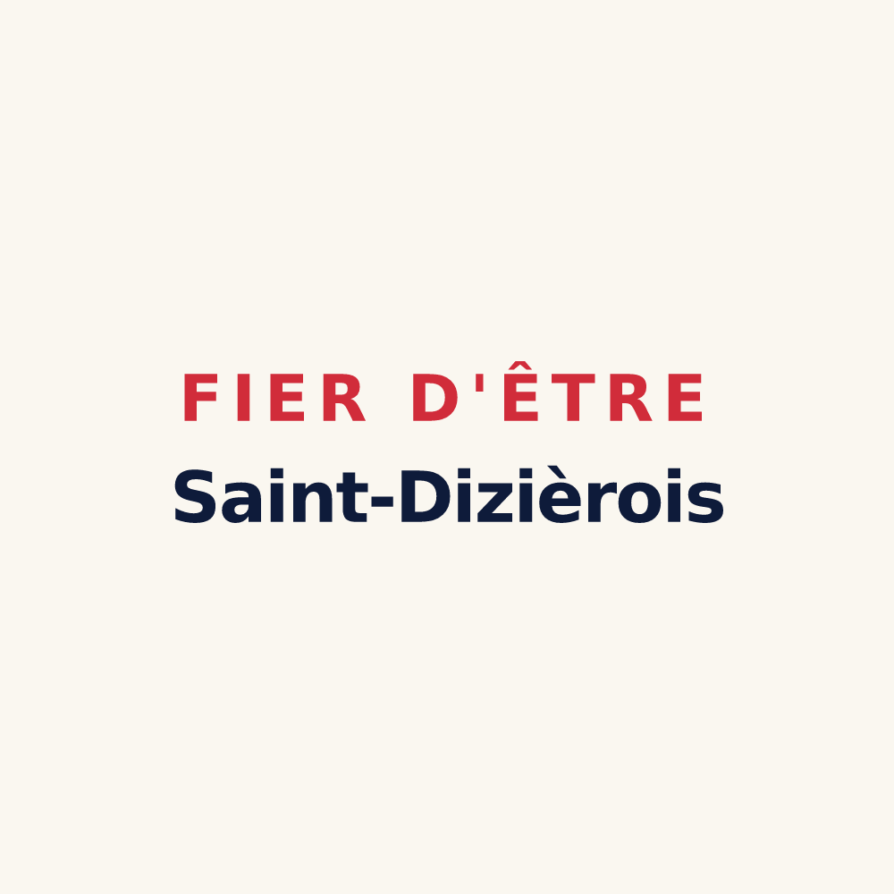 Tasse « Fier d'être Saint-Dizièrois » — design pour Saint-Dizier-en-Diois