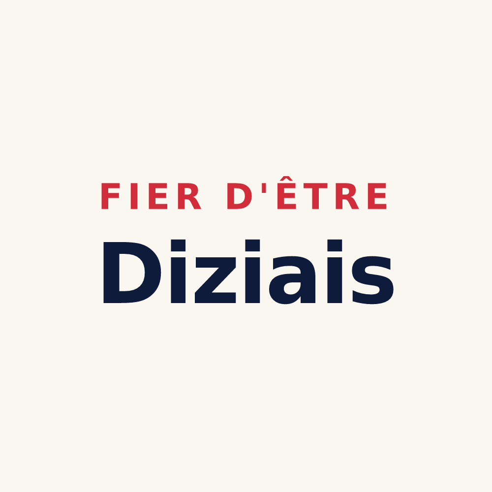Tasse « Fier d'être Diziais » — design pour Saint-Dizier-l'Évêque