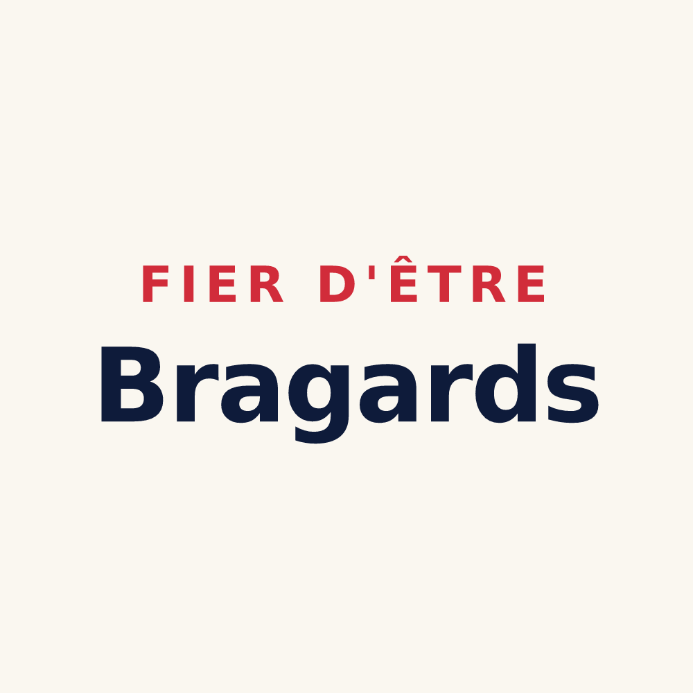 Tasse « Fier d'être Bragards » — design pour Saint-Dizier