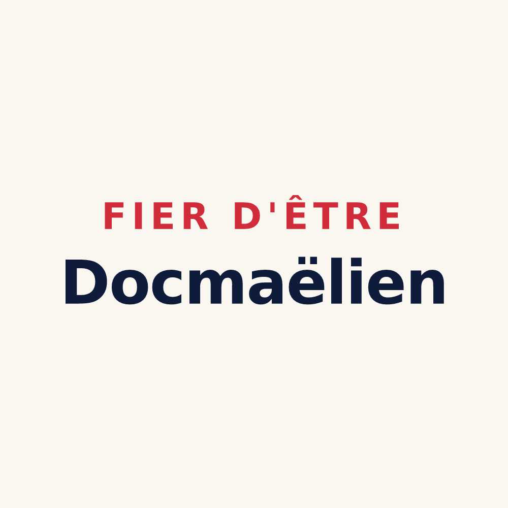 Tasse « Fier d'être Docmaëlien » — design pour Saint-Domineuc
