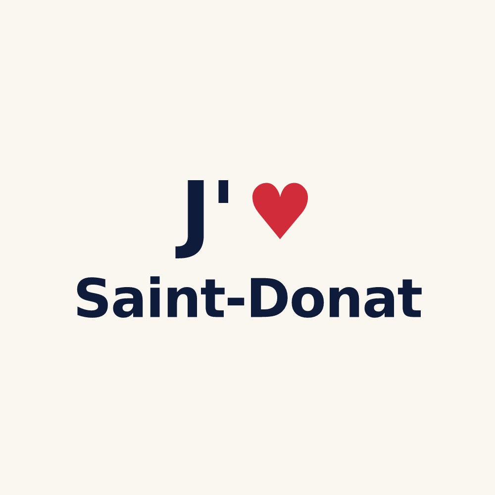 Tasse personnalisée Saint-Donat — design J'aime Saint-Donat