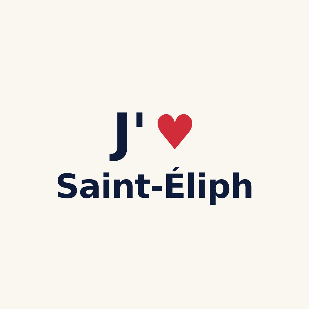 Tasse personnalisée Saint-Éliph — design J'aime Saint-Éliph