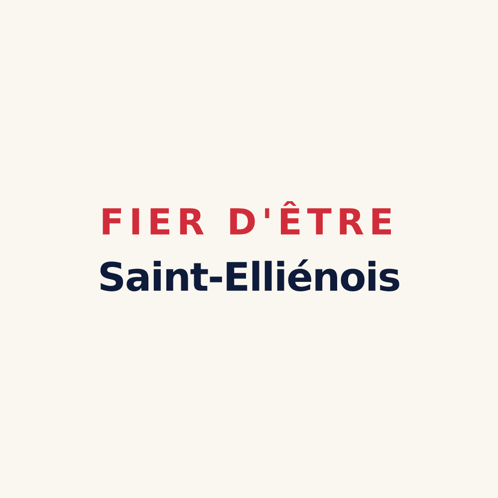 Tasse « Fier d'être Saint-Elliénois » — design pour Saint-Ellier-du-Maine