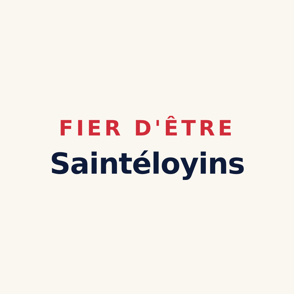 Tasse « Fier d'être Saintéloyins » — design pour Saint-Éloi