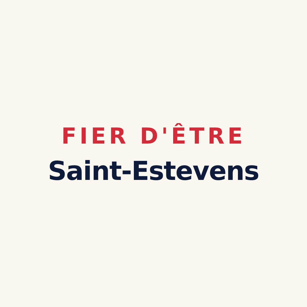 Tasse « Fier d'être Saint-Estevens » — design pour Saint-Estève-Janson
