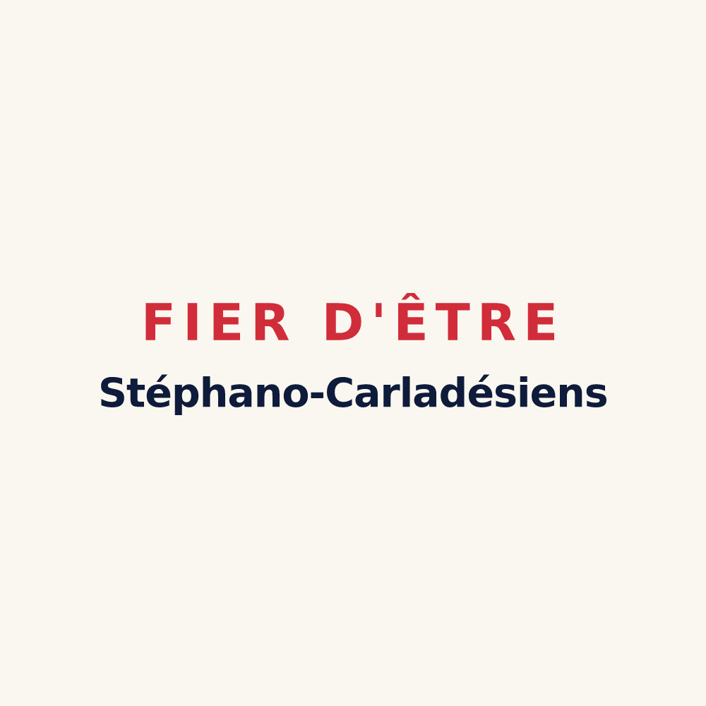 Tasse « Fier d'être Stéphano-Carladésiens » — design pour Saint-Étienne-de-Carlat