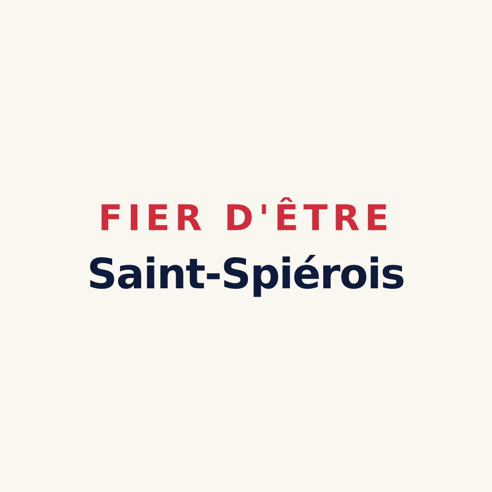 Tasse « Fier d'être Saint-Spiérois » — design pour Saint-Exupéry-les-Roches
