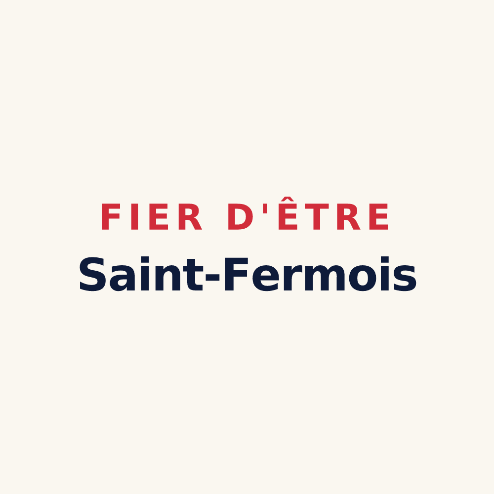 Tasse « Fier d'être Saint-Fermois » — design pour Saint-Ferme