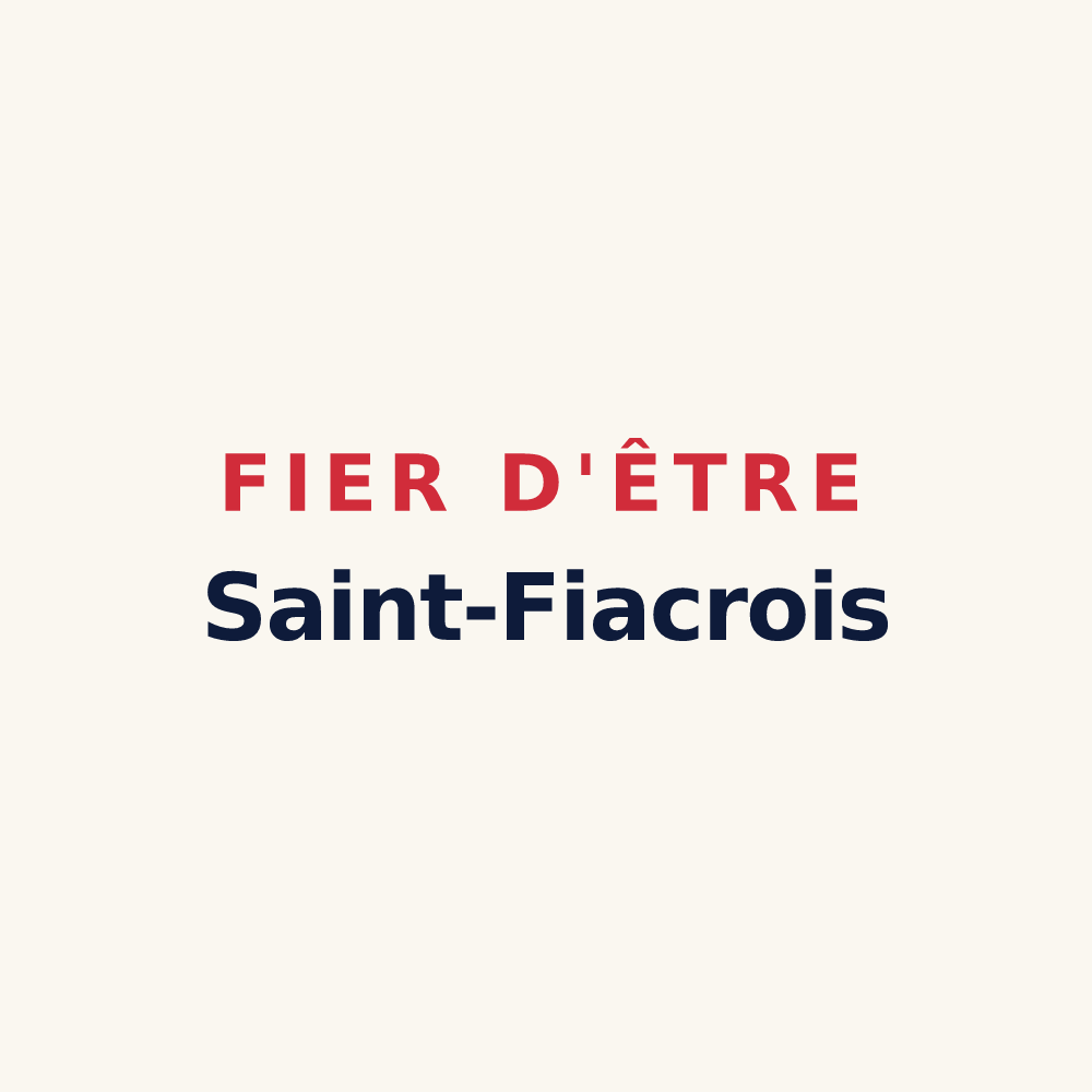 Tasse « Fier d'être Saint-Fiacrois » — design pour Saint-Fiacre
