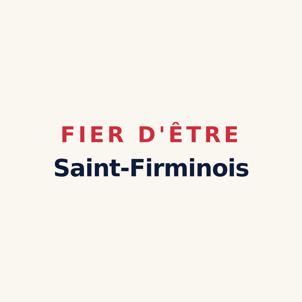 Tasse « Fier d'être Saint-Firminois » — design pour Saint-Firmin-des-Bois