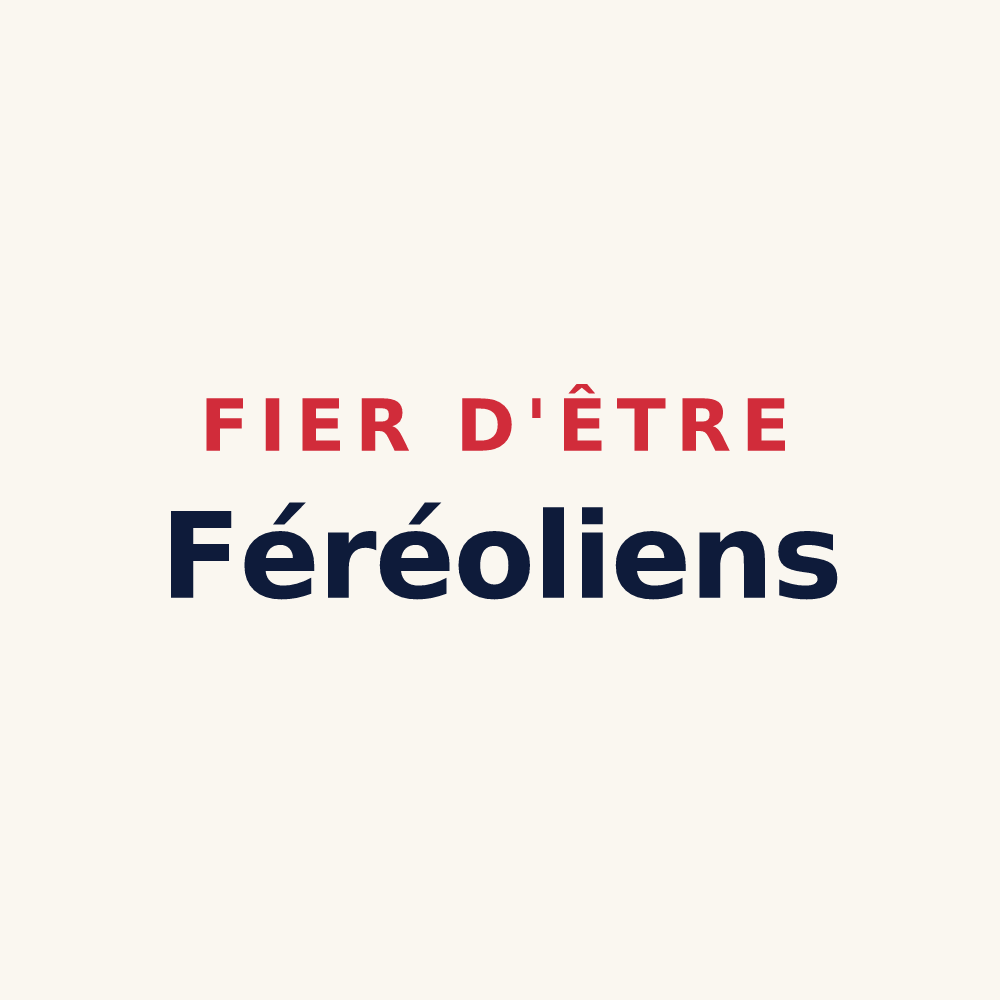 Tasse « Fier d'être Féréoliens » — design pour Saint-Forget