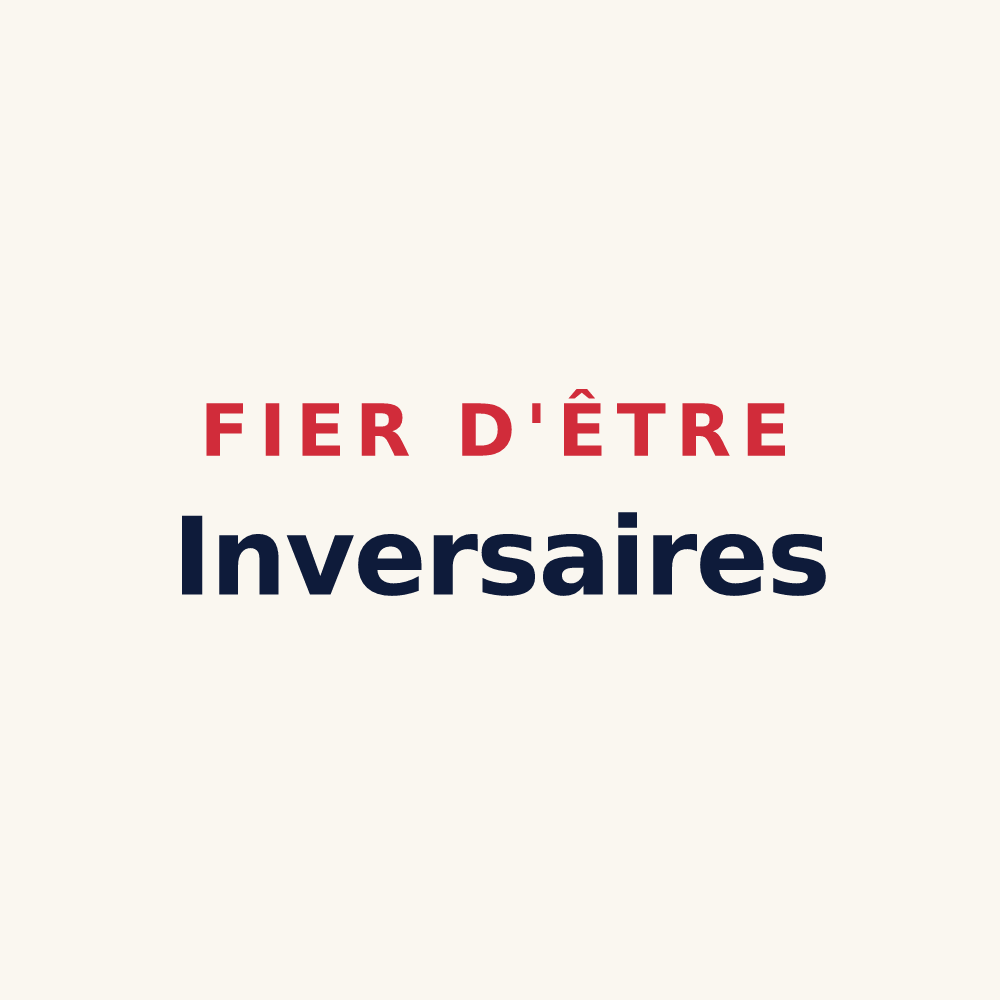 Tasse « Fier d'être Inversaires » — design pour Saint François Longchamp