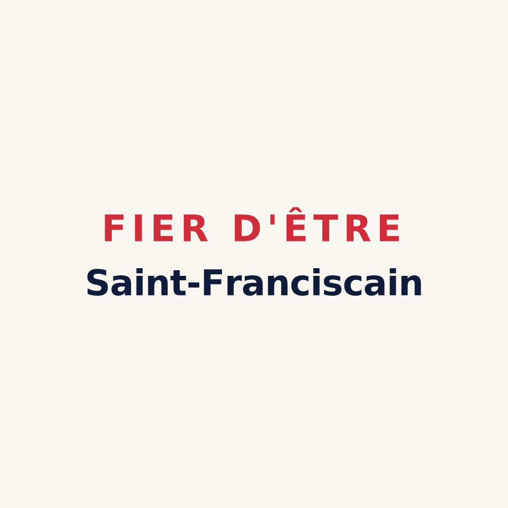 Tasse « Fier d'être Saint-Franciscain » — design pour Saint-François
