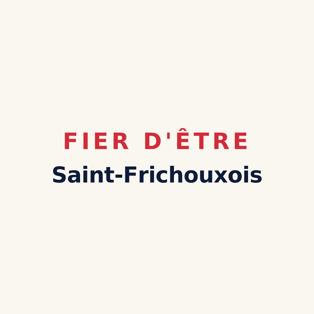 Tasse « Fier d'être Saint-Frichouxois » — design pour Saint-Frichoux