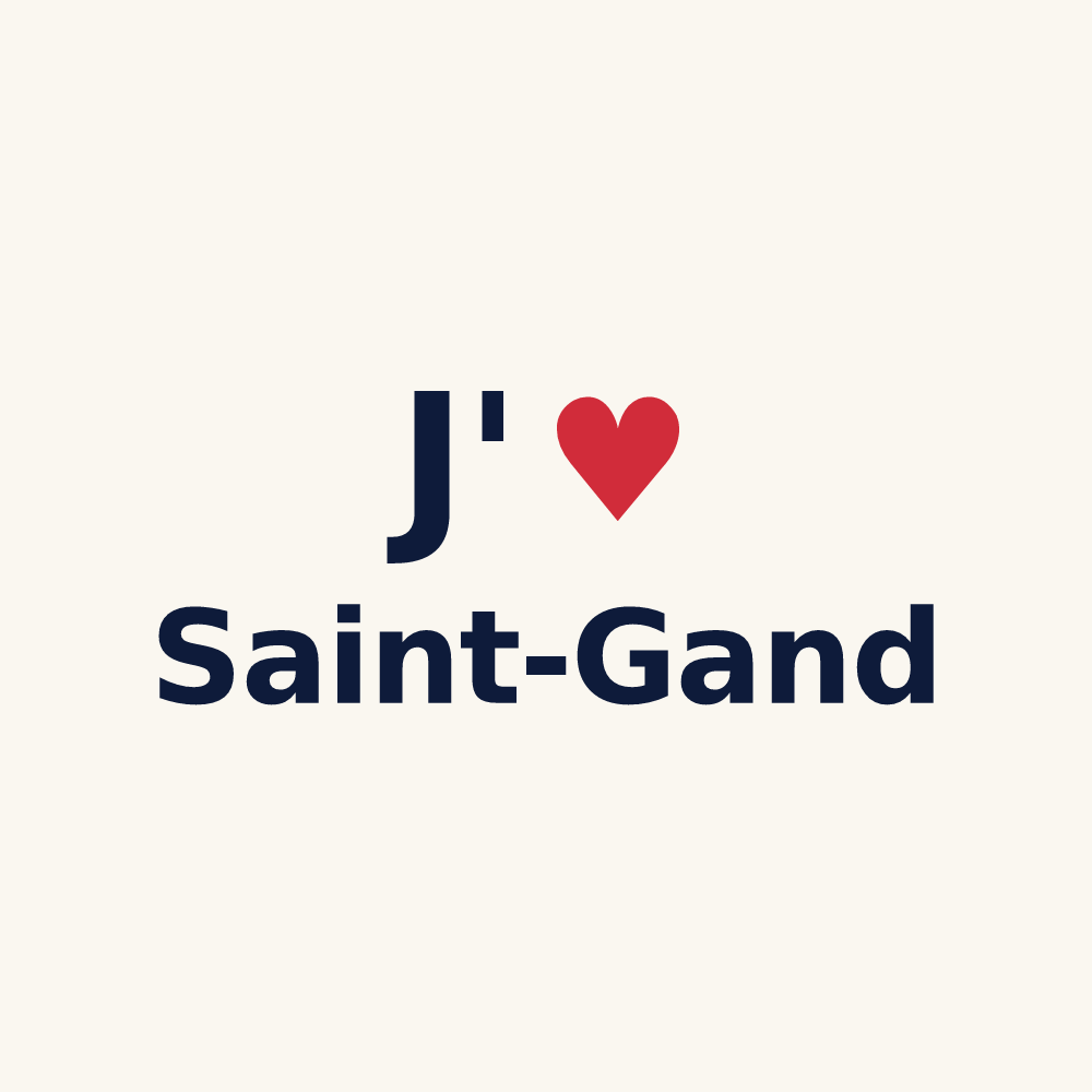 Tasse personnalisée Saint-Gand — design J'aime Saint-Gand