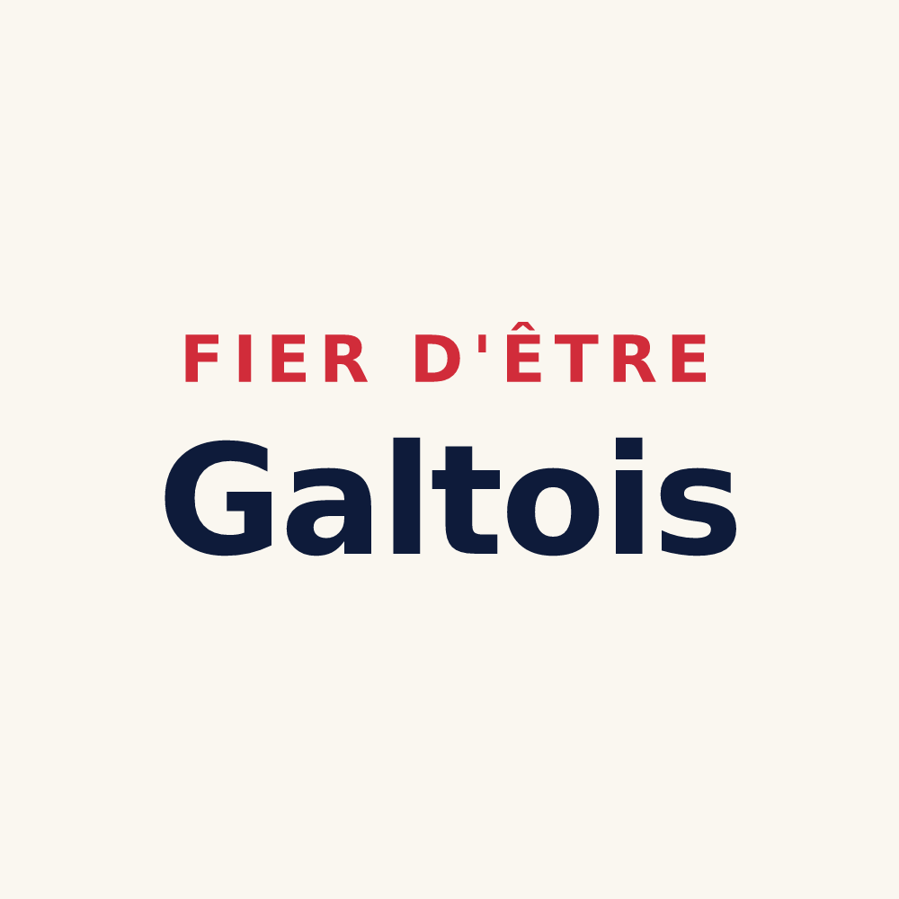 Tasse « Fier d'être Galtois » — design pour Saint-Gaultier