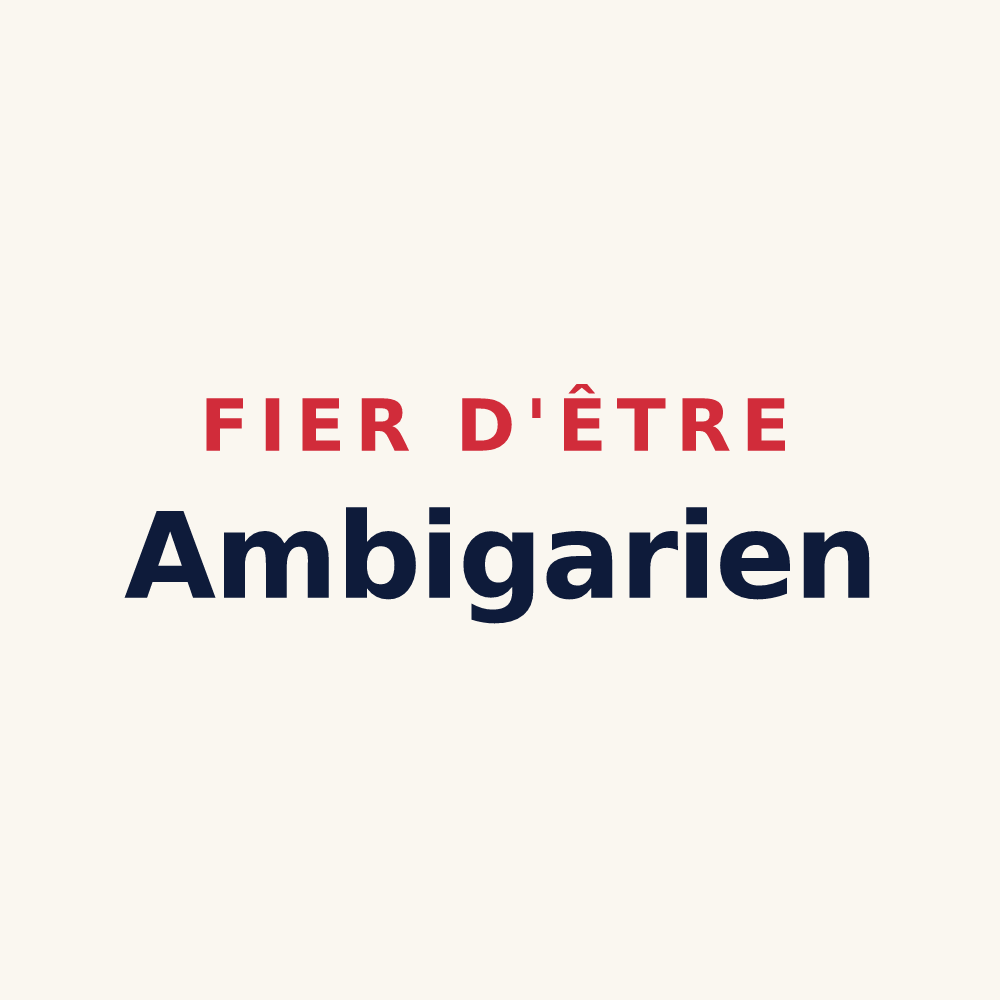 Tasse « Fier d'être Ambigarien » — design pour Saint-Genest-d'Ambière