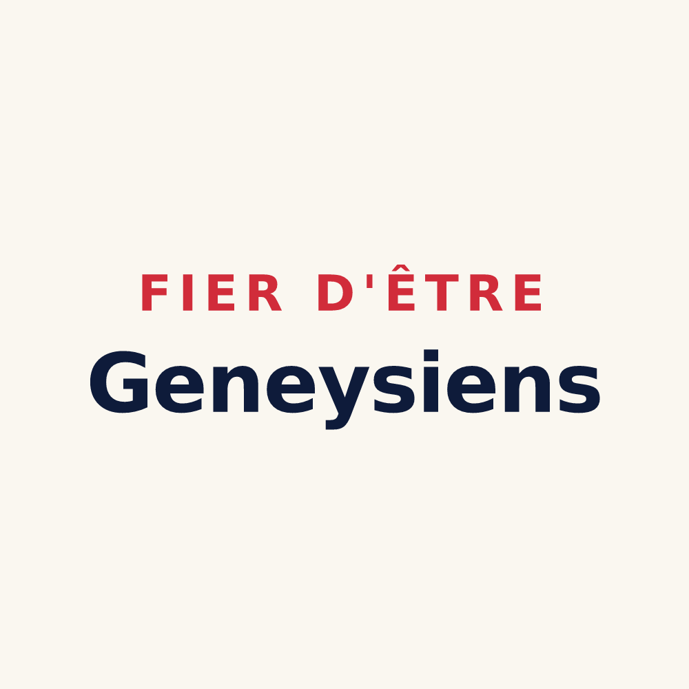Tasse « Fier d'être Geneysiens » — design pour Saint-Geneys-près-Saint-Paulien