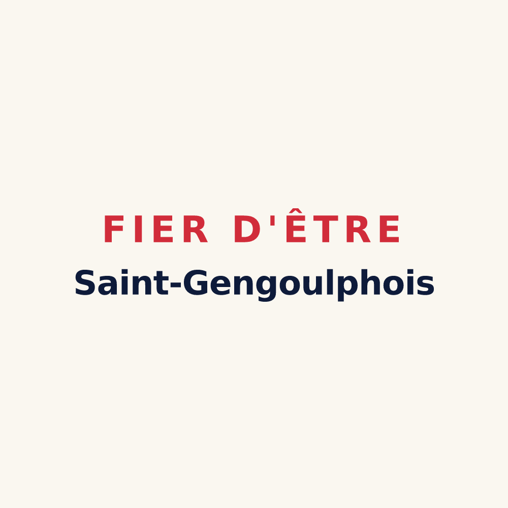 Tasse « Fier d'être Saint-Gengoulphois » — design pour Saint-Gengoulph