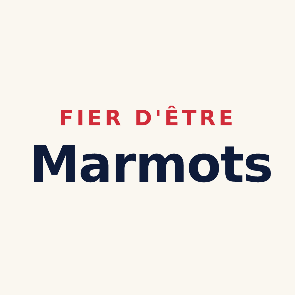 Tasse « Fier d'être Marmots » — design pour Saint Geniez d'Olt et d'Aubrac