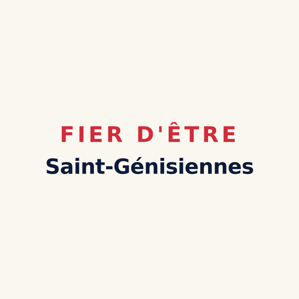 Tasse « Fier d'être Saint-Génisiennes » — design pour Saint-Génis-des-Fontaines