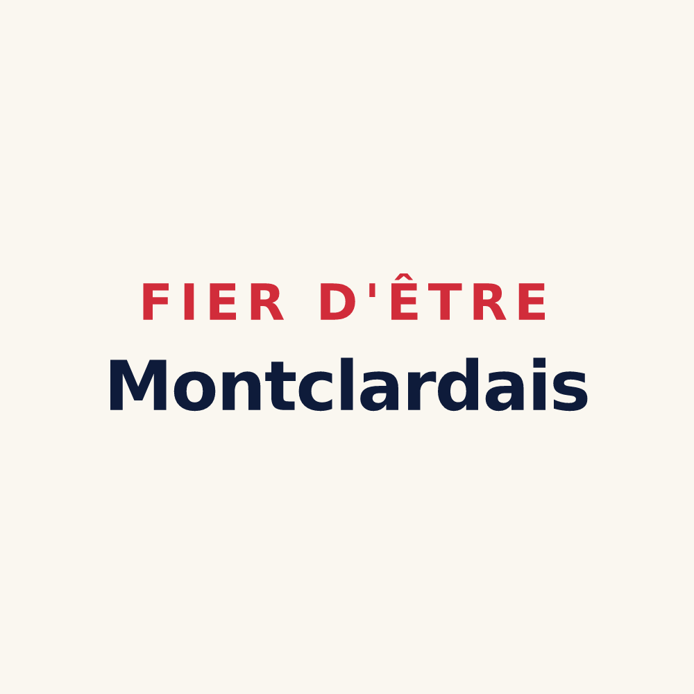 Tasse « Fier d'être Montclardais » — design pour Saint-Georges-de-Montclard