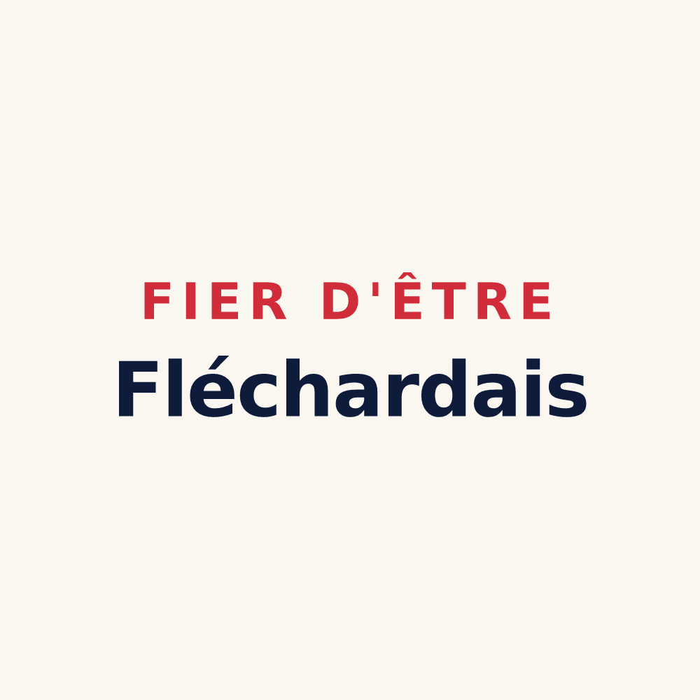 Tasse « Fier d'être Fléchardais » — design pour Saint-Georges-le-Fléchard