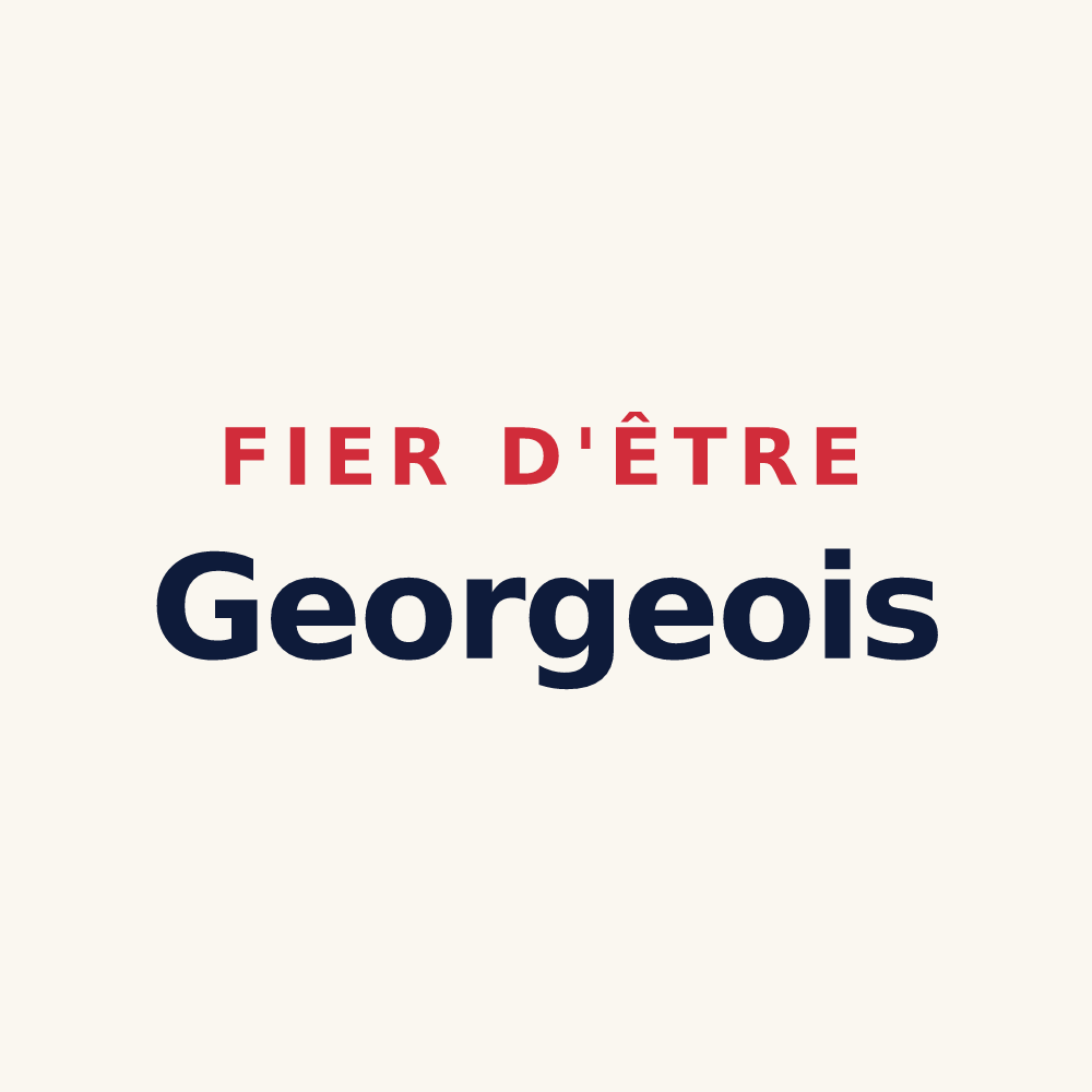 Tasse « Fier d'être Georgeois » — design pour Saint-Georges-les-Landes