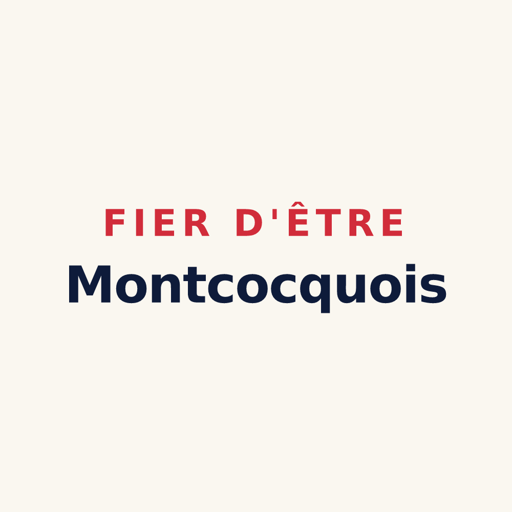 Tasse « Fier d'être Montcocquois » — design pour Saint-Georges-Montcocq