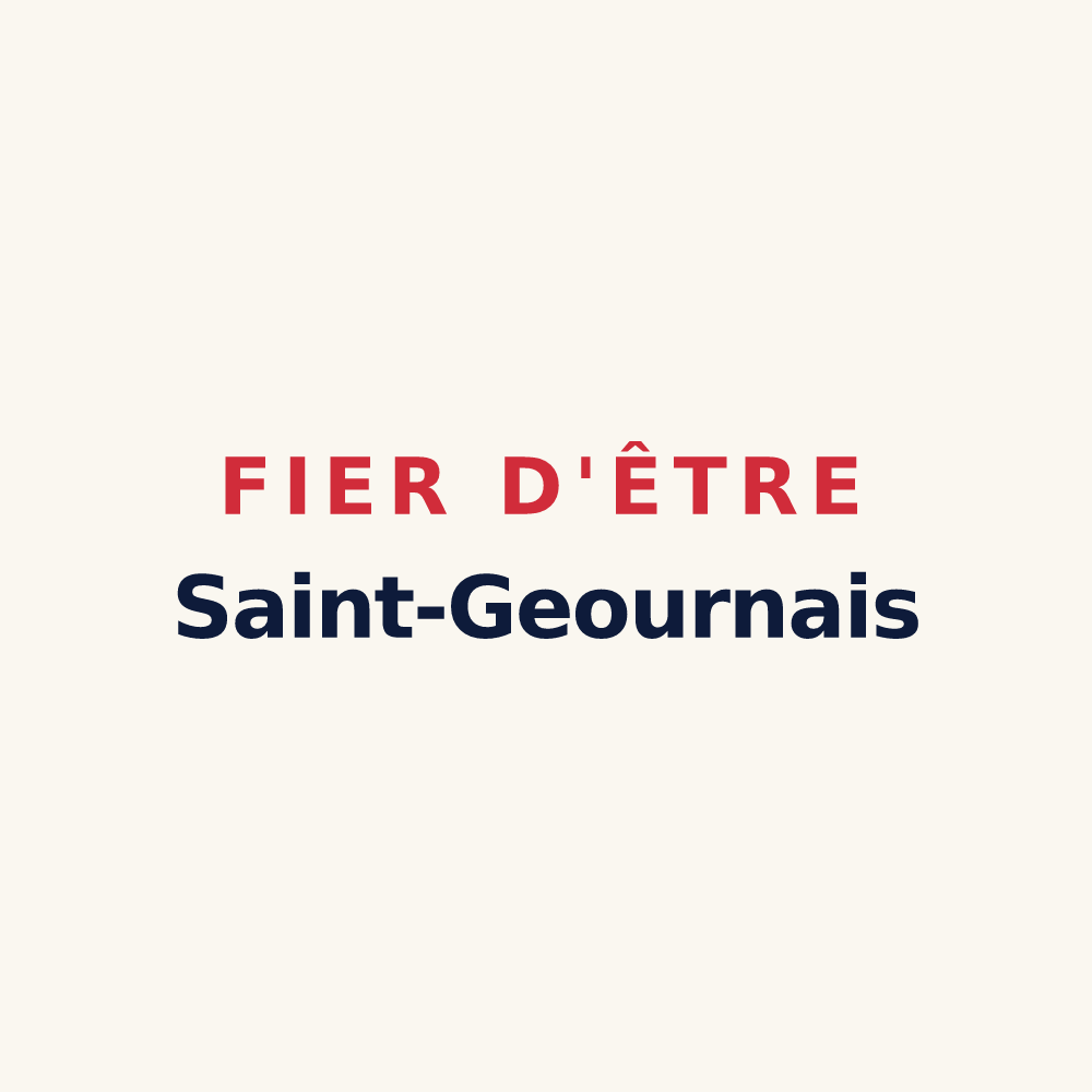 Tasse « Fier d'être Saint-Geournais » — design pour Saint-Geours-d'Auribat