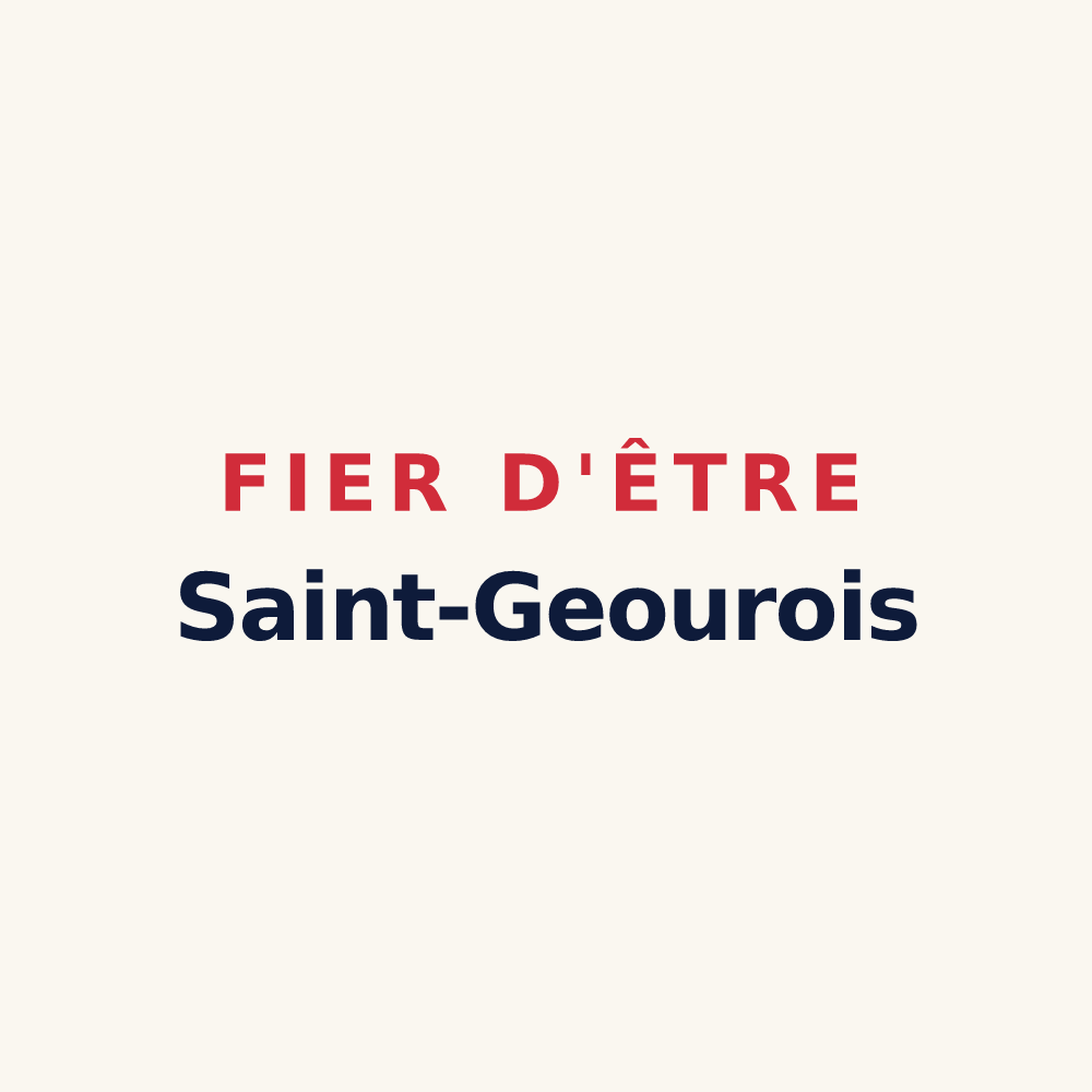 Tasse « Fier d'être Saint-Geourois » — design pour Saint-Geours-de-Maremne