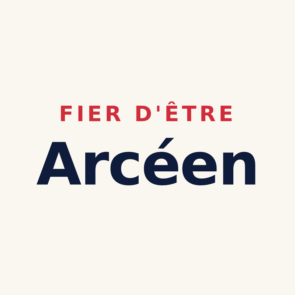Tasse « Fier d'être Arcéen » — design pour Saint-Germain-d'Arcé