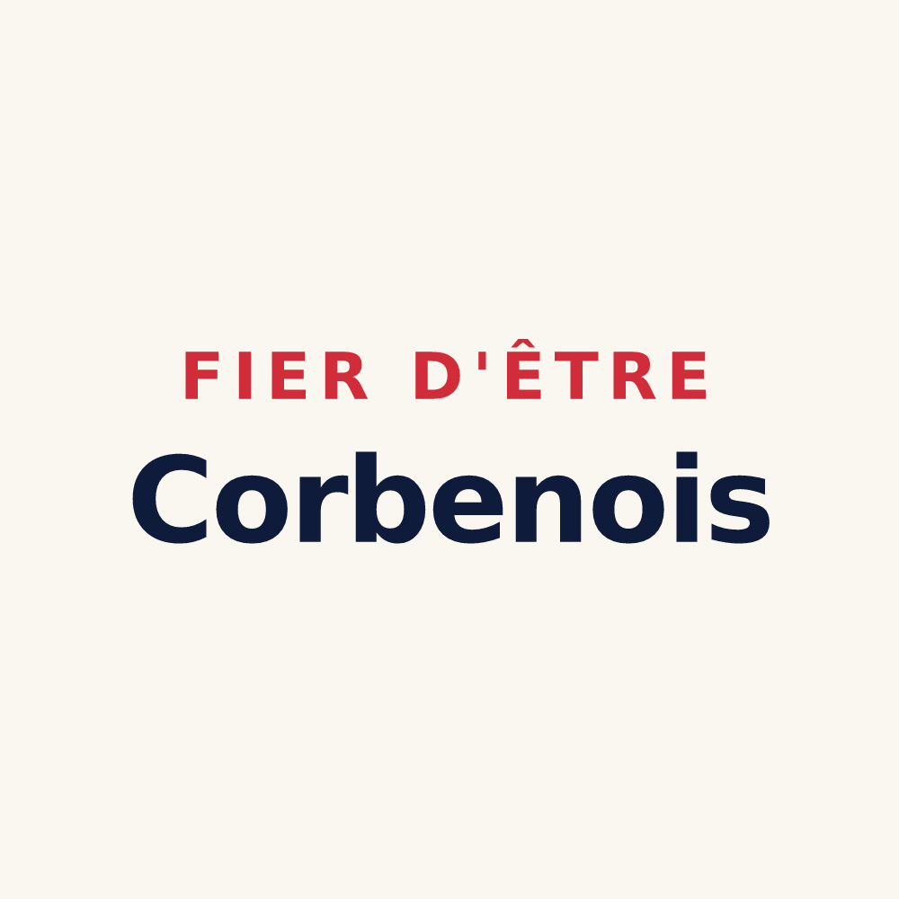 Tasse « Fier d'être Corbenois » — design pour Saint-Germain-du-Corbéis