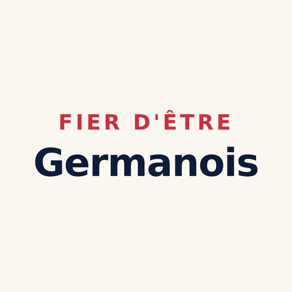 Tasse « Fier d'être Germanois » — design pour Saint-Germain-Laval
