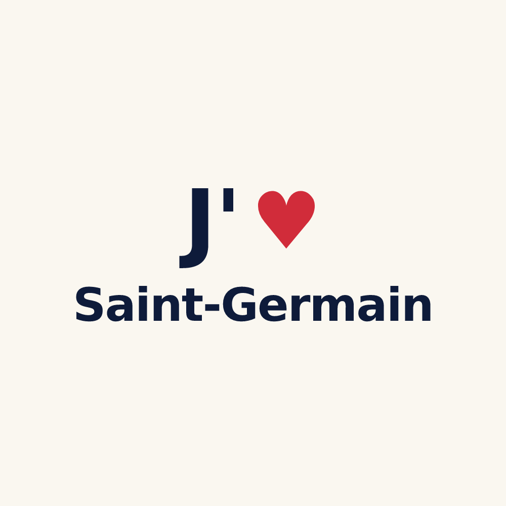 Tasse personnalisée Saint-Germain — design J'aime Saint-Germain
