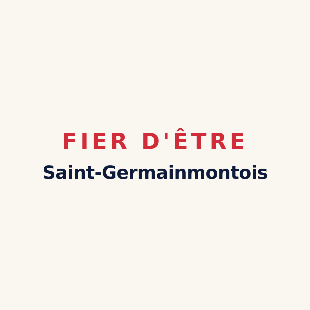 Tasse « Fier d'être Saint-Germainmontois » — design pour Saint-Germainmont