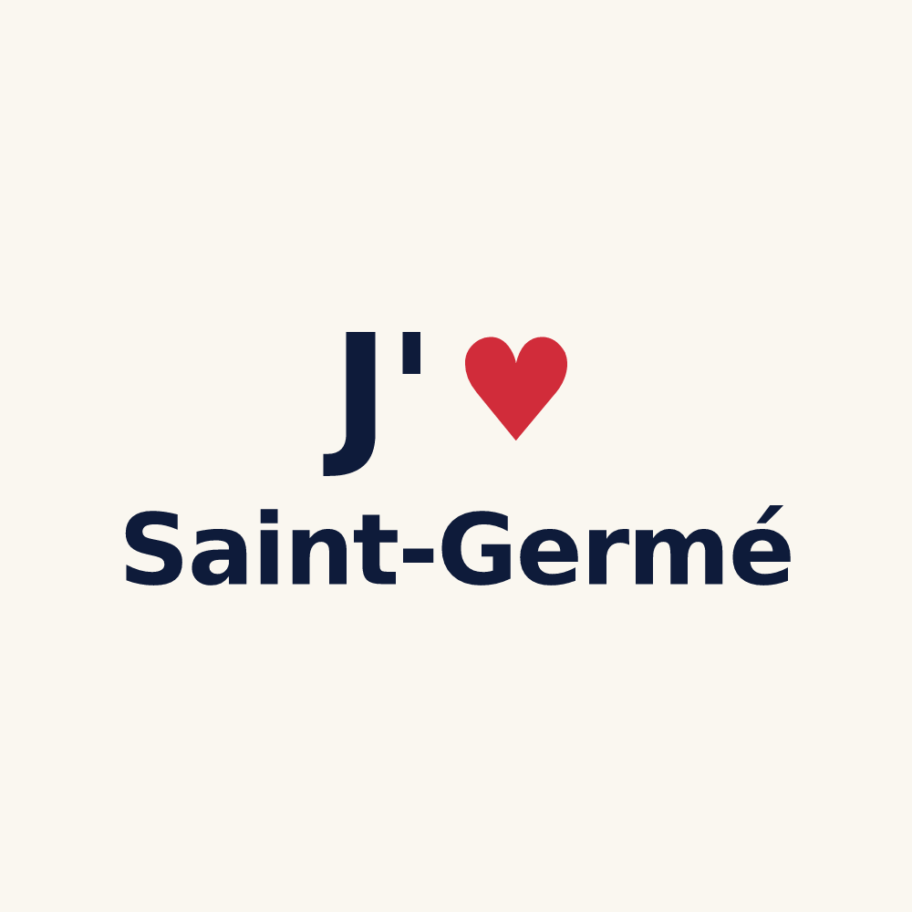 Tasse personnalisée Saint-Germé — design J'aime Saint-Germé