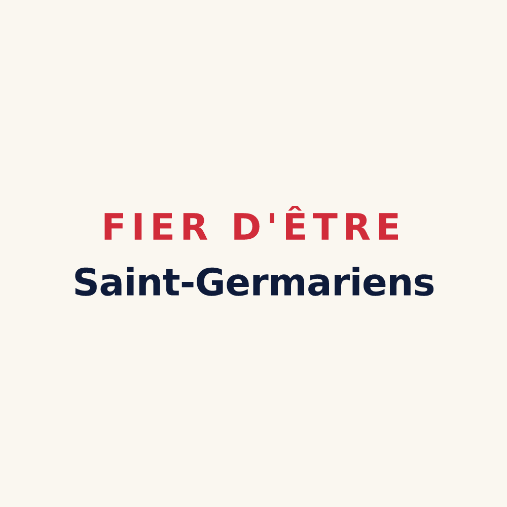 Tasse « Fier d'être Saint-Germariens » — design pour Saint-Germier