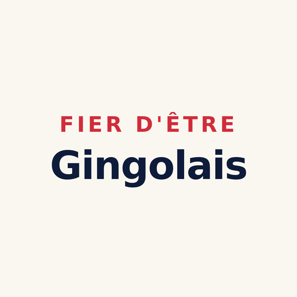 Tasse « Fier d'être Gingolais » — design pour Saint-Gingolph