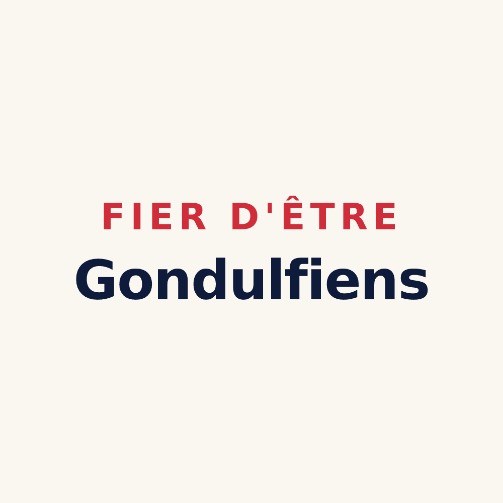 Tasse « Fier d'être Gondulfiens » — design pour Saint-Gondon