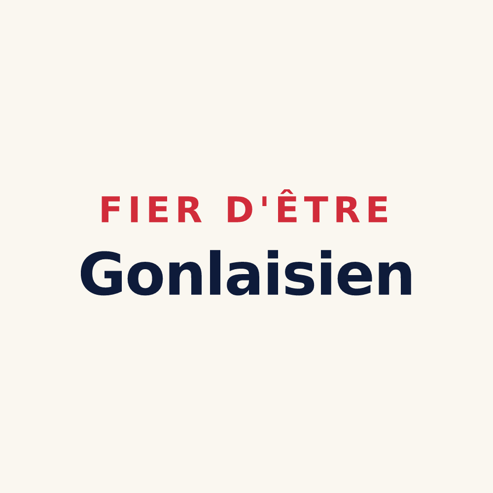 Tasse « Fier d'être Gonlaisien » — design pour Saint-Gonlay