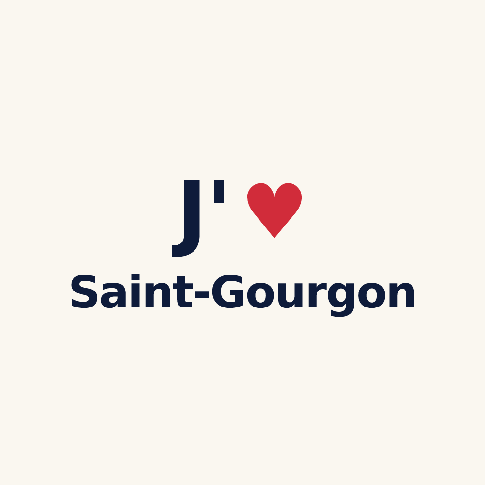 Tasse personnalisée Saint-Gourgon — design J'aime Saint-Gourgon