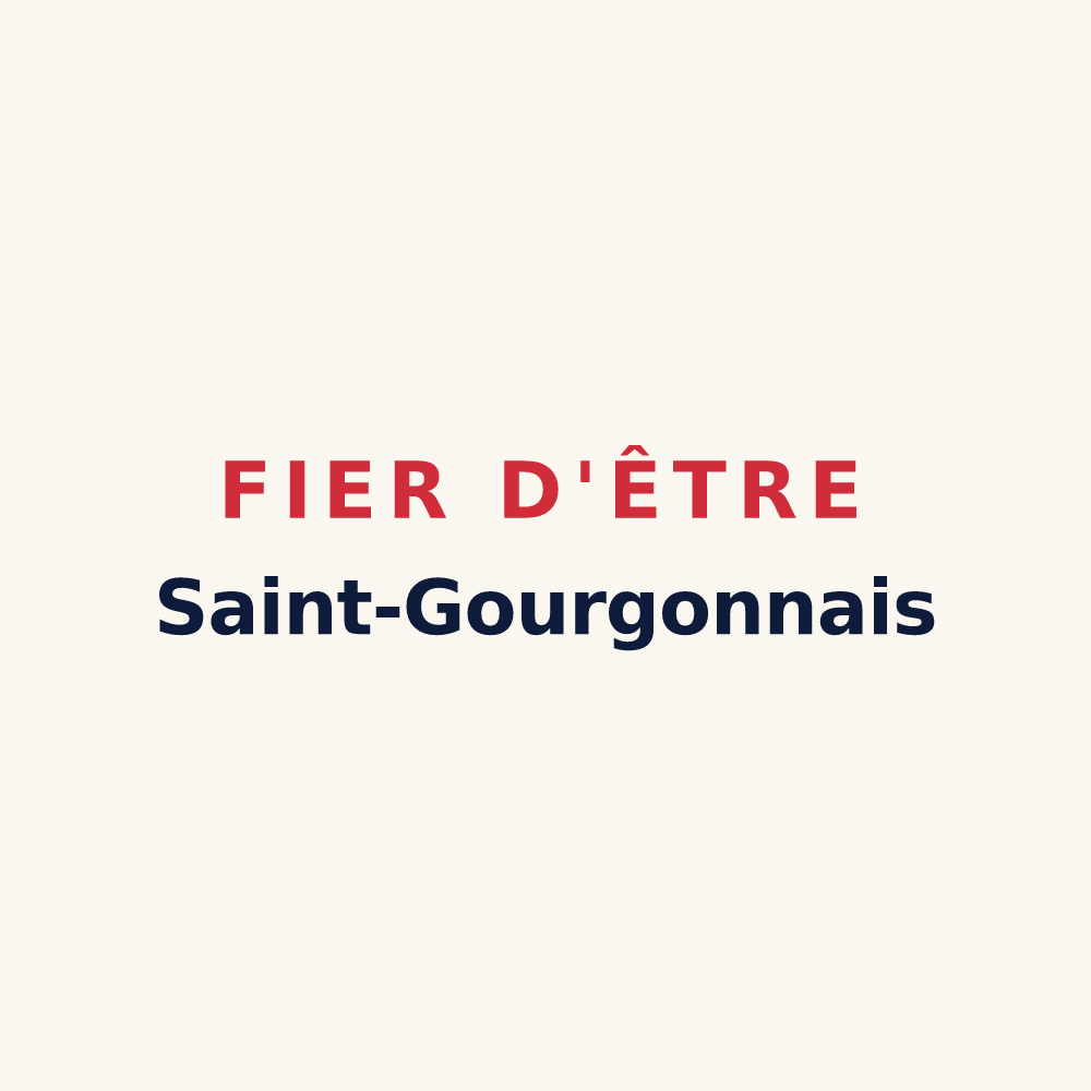 Tasse « Fier d'être Saint-Gourgonnais » — design pour Saint-Gourgon