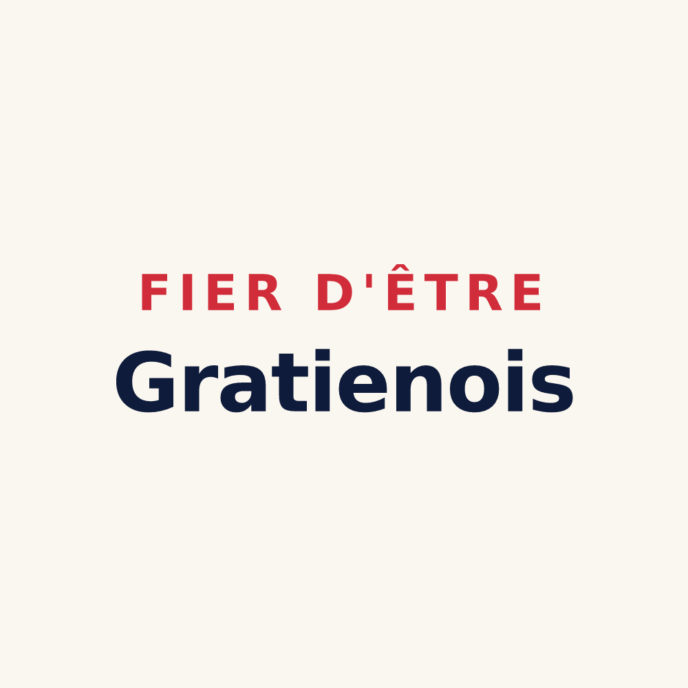 Tasse « Fier d'être Gratienois » — design pour Saint-Gratien