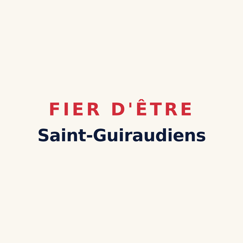 Tasse « Fier d'être Saint-Guiraudiens » — design pour Saint-Guiraud