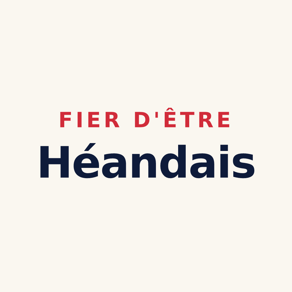 Tasse « Fier d'être Héandais » — design pour Saint-Héand