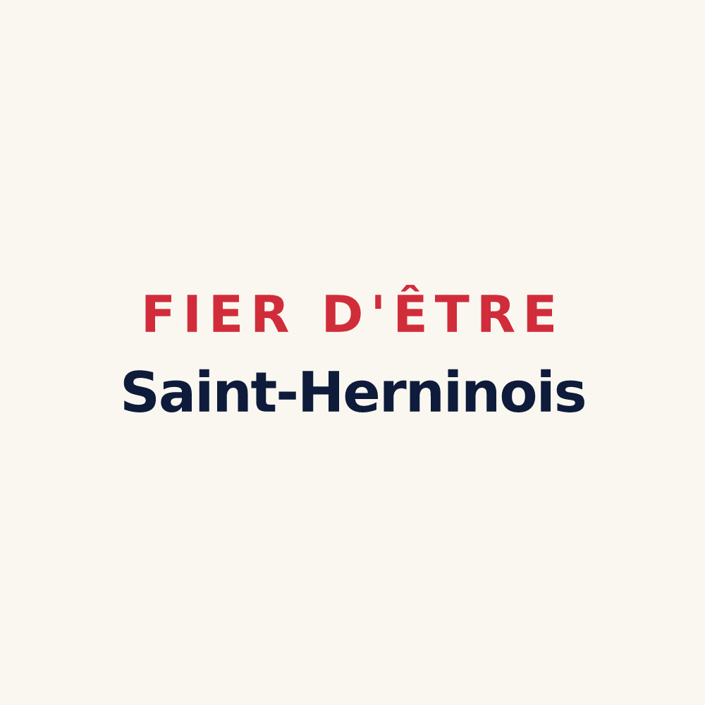Tasse « Fier d'être Saint-Herninois » — design pour Saint-Hernin