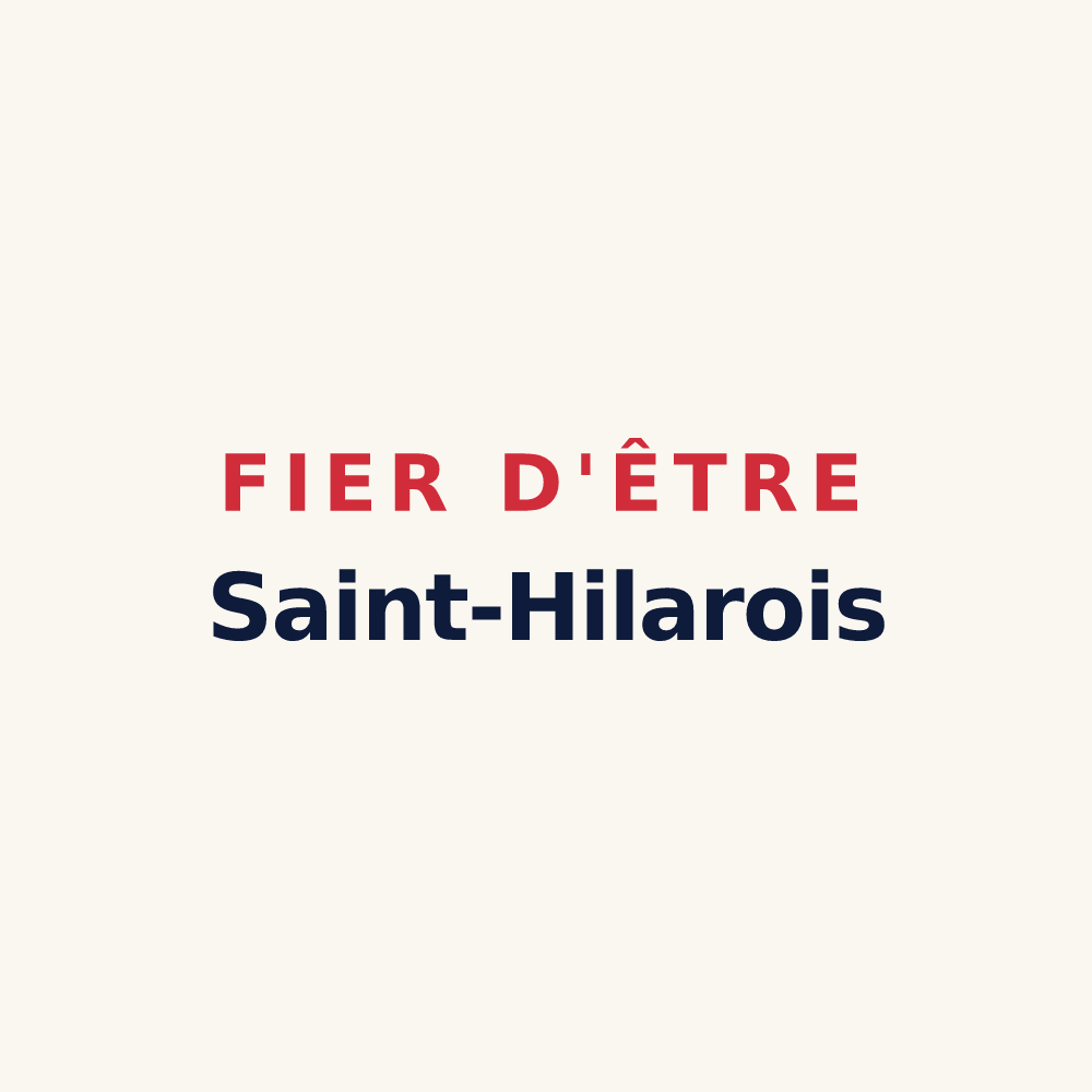 Tasse « Fier d'être Saint-Hilarois » — design pour Saint-Hilaire